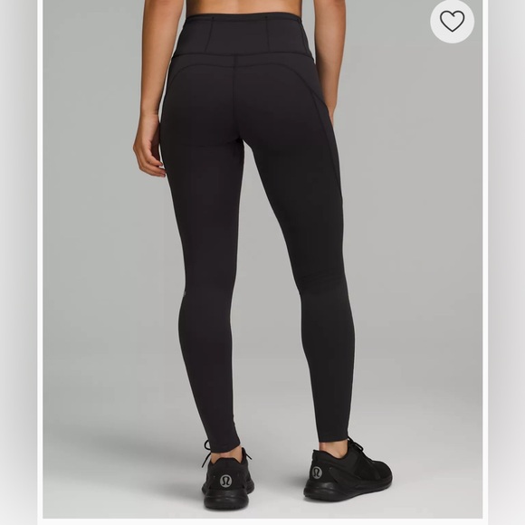 #59 LULULEMON Fast and Free Brushed Fabric High-Rise Tight 28" SIZE 2 workout - Picture 2 of 12